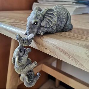 3pcs Set, Old Elephant Hanging Baby Elephant, Mother Love Elephant